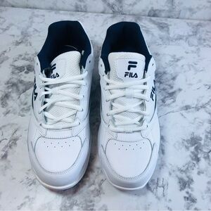 Fila Mens Tri  Runner shoes 1CM00882-125 Color White/Navy Side 8 .